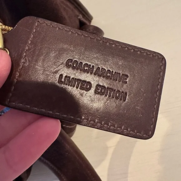 Vintage Coach Limited Edition Mahogany Haversack Bleecker Street Suede bag - Picture 10 of 12